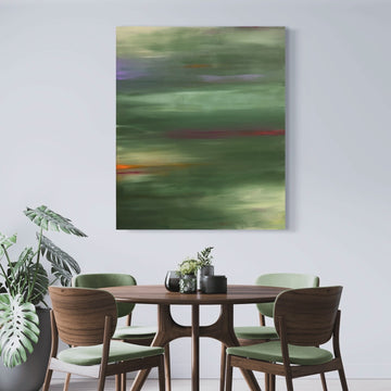 Kunstwerk "blurred blossoms" 100x120cm