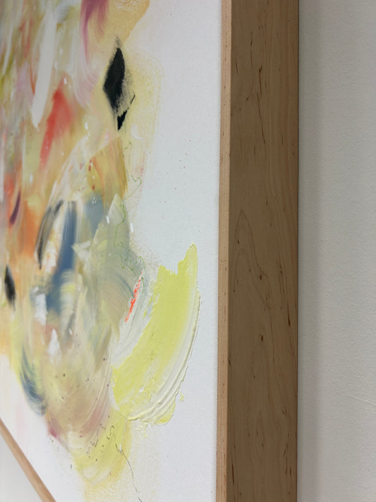 Kunstwerk "color splash no.6" 120x160cm | gerahmt