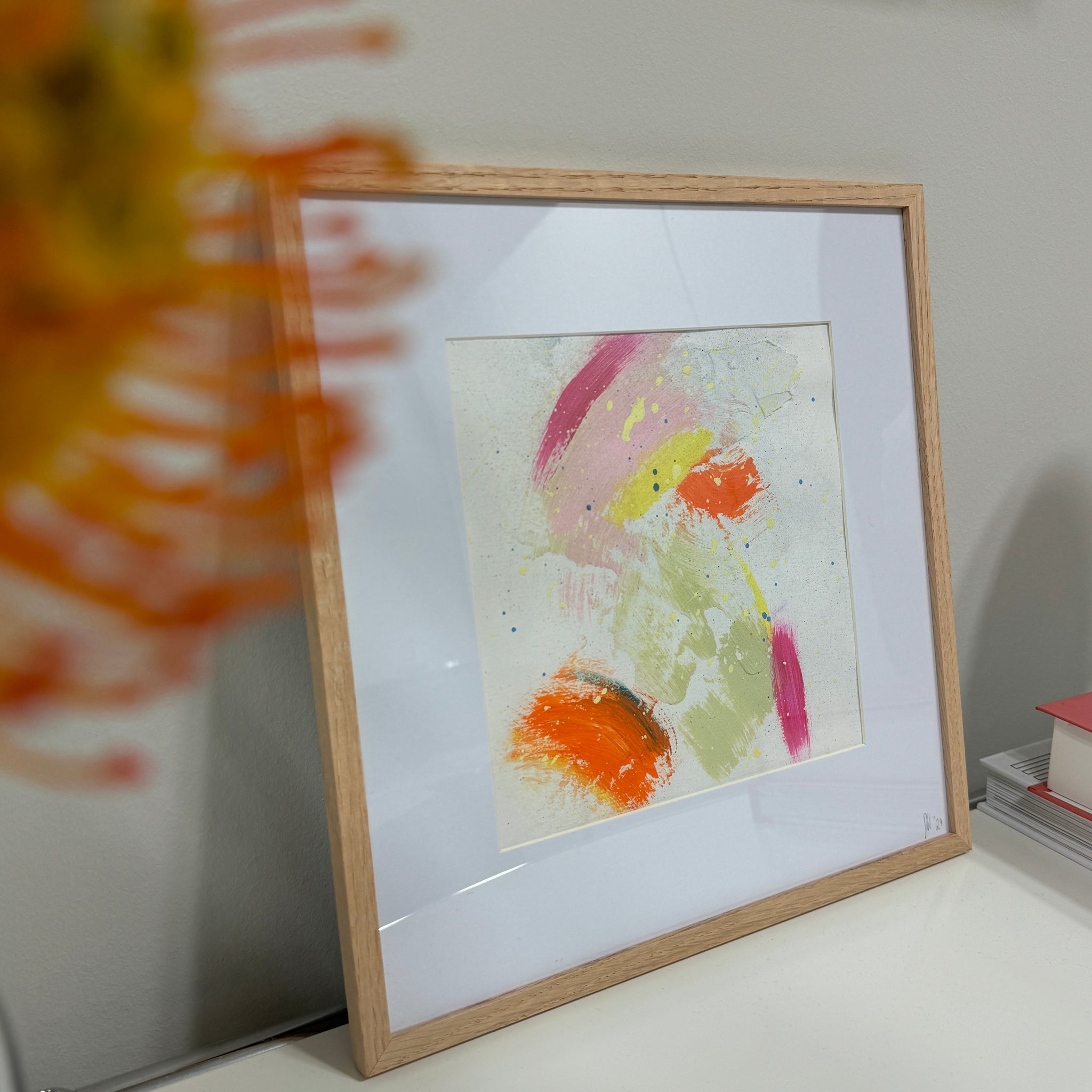 original Paperwork "sweetness of colors no.III" | 30x30cm