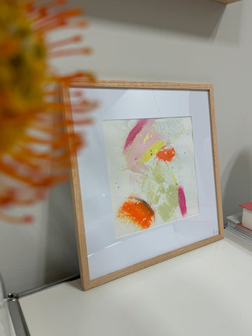 original Paperwork "sweetness of colors no.III" | 30x30cm