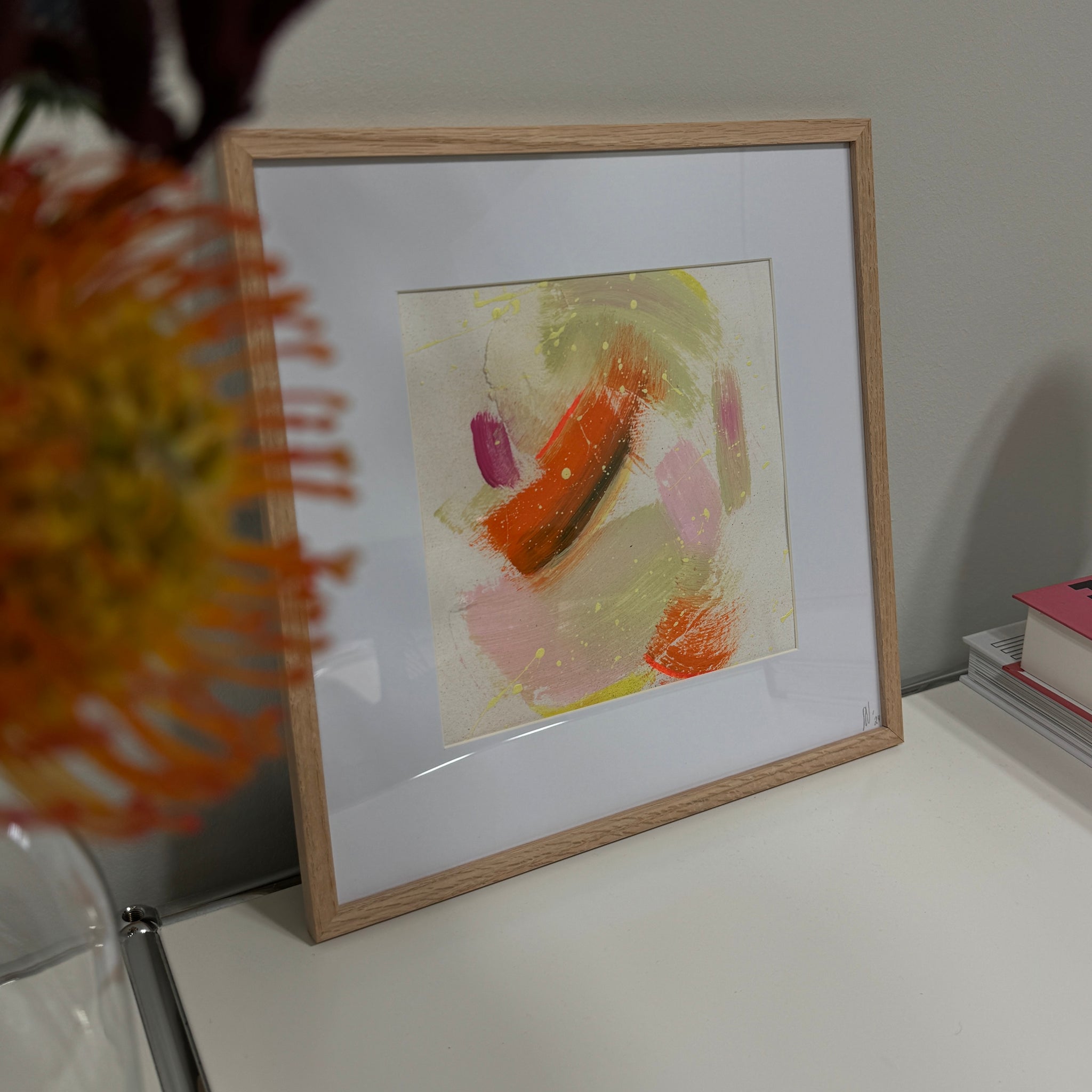 original Paperwork "sweetness of colors no.II" | 30x30cm