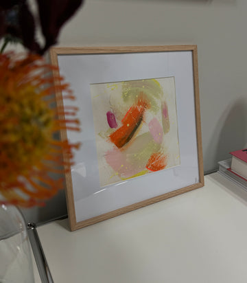 original Paperwork "sweetness of colors no.II" | 30x30cm