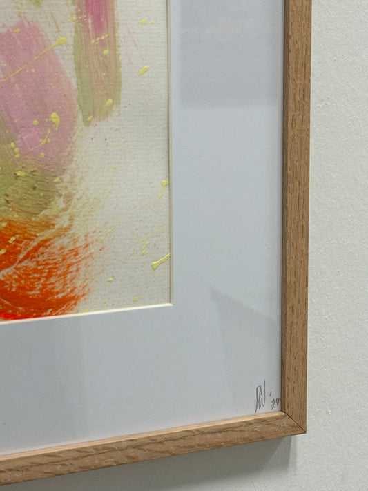 original Paperwork "sweetness of colors no.II" | 30x30cm