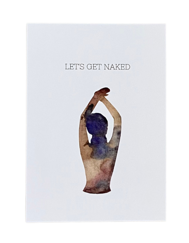 bemberg Postkarte lets get naked 