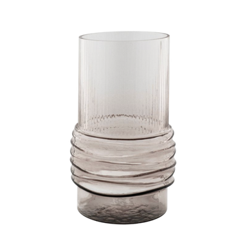 bemberg Vase Bente Glas grau